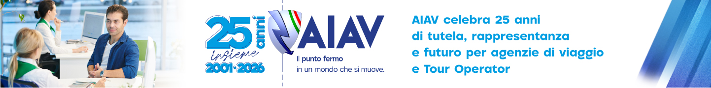AIAV celebra 25 anni di tutela per agenzie e viaggiatori