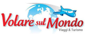 logo volare sul mondo
